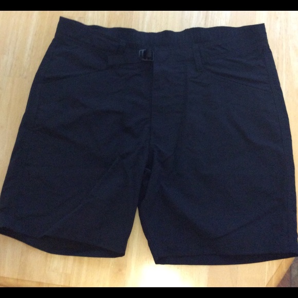 Men Lands’ End Black Outrigger Quick Dry Short LG - Picture 6 of 16